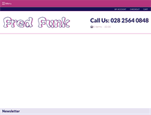 Tablet Screenshot of fredfunk.co.uk